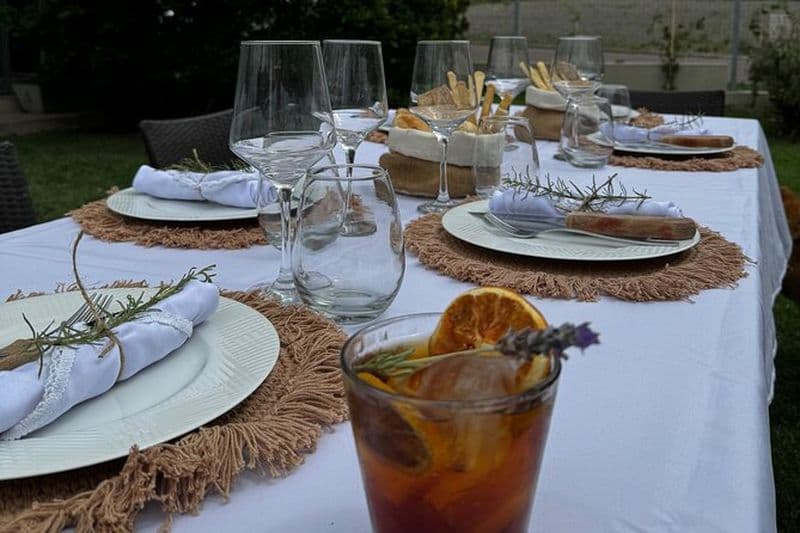 Déjeuner traditionnel avec accord, cours de cuisine privé et spectacle