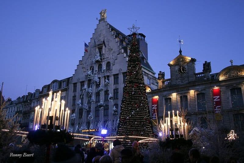 Plaisirs de Noël : visite à pied de 3 heures de Lille et marché de Noël