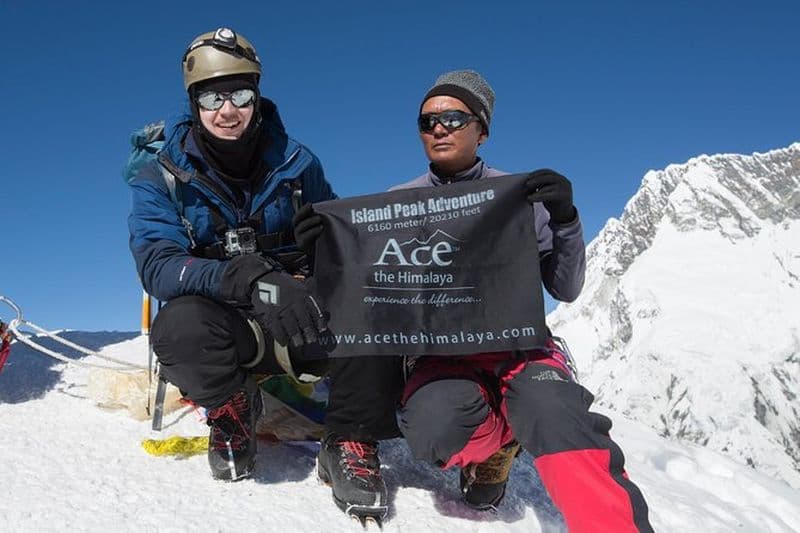 Trek du camp de base de l'Everest avec escalade de l'Island Peak