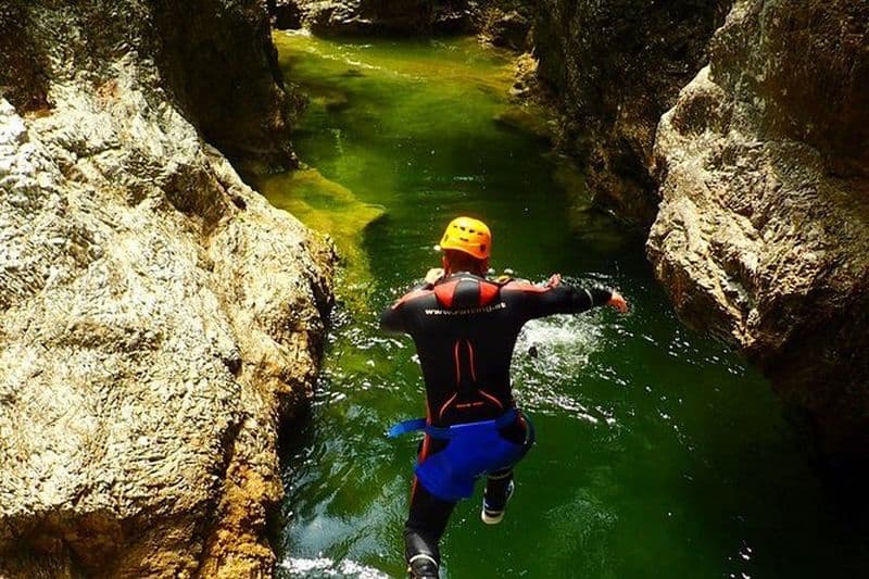 Canyoning dans le Strubklamm avec un guide diplômé d'État