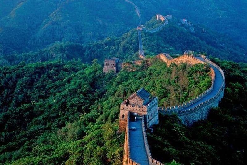 Visite de Pékin avec escale, grande muraille de Mutianyu, parc olympique et transfert aéroport