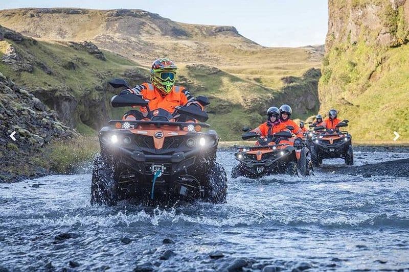 Excursion d'une journée au sud de l'Islande au départ de Reykjavik, y compris une excursion en vélo de deux heures