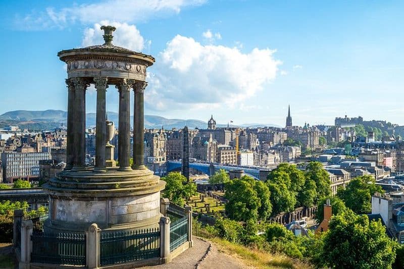 Excursion privée d'une demi-journée à Édimbourg en taxi noir