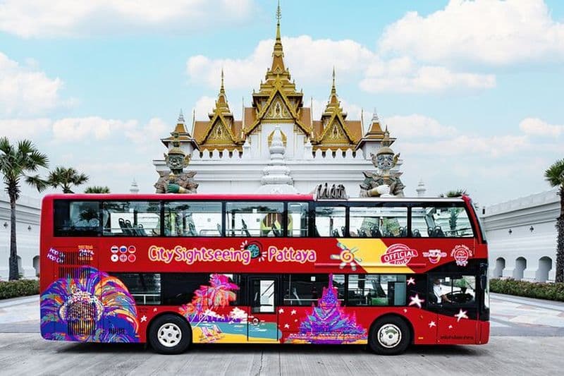 Visite guidée en bus à arrêts multiples de Pattaya