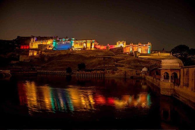 Spectacle son et lumière au Fort d'Amber