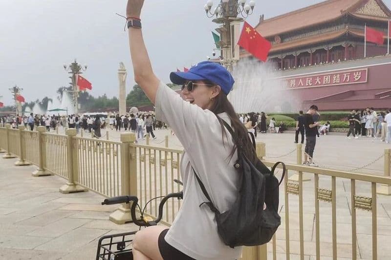 Visite en groupe de la Cité interdite de Pékin à vélo, place Tiananmen, 2 heures