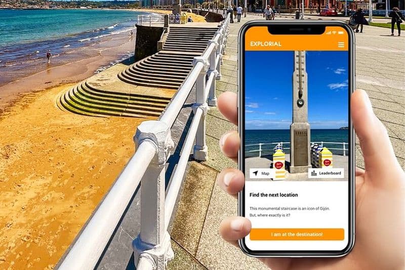 Expérience autoguidée de chasse au trésor et de sites touristiques à Gijón