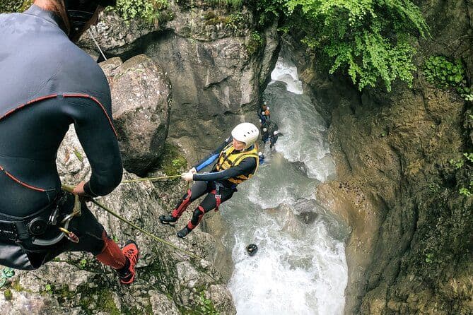 Canyoning à Interlaken depuis Zurich