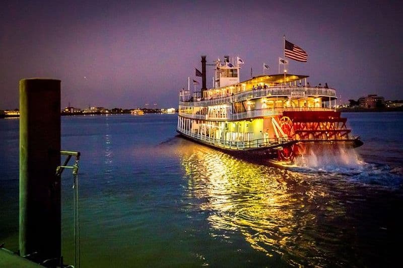Bateau à vapeur de la Nouvelle-Orléans Natchez Jazz Cruise avec option dîner