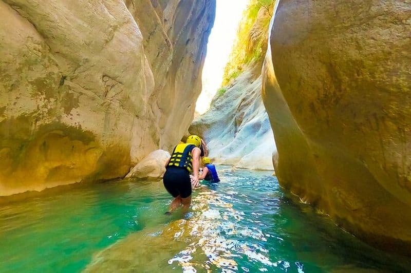 Canyoning et Rafting Aventure incl. Déjeuner au départ d'Antalya