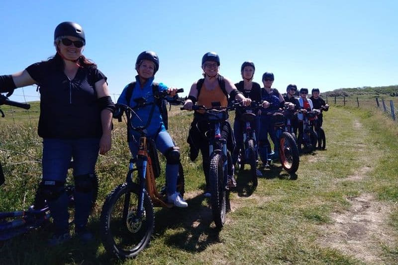 Randonnée "100 %émotion et dégustation" en trottinette électrique tout terrain