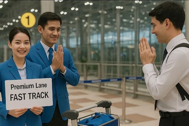 Service de voie rapide VIP à l'aéroport de Bangkok Suvarnabhumi