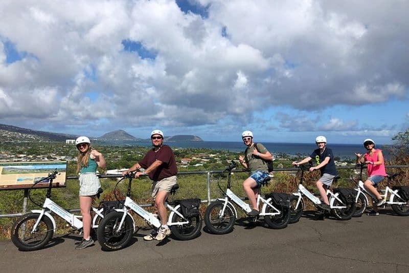 Visite panoramique en vélo électrique de Diamond Head