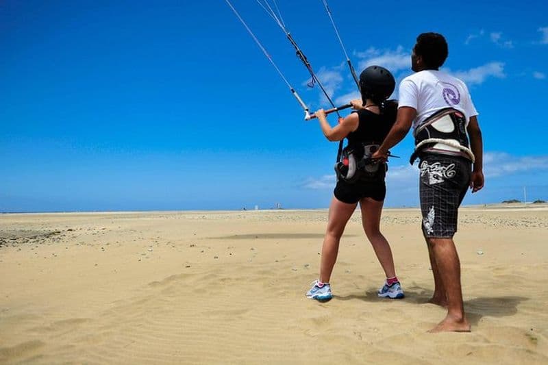 Cours de kitesurf pour les débutants en Grande Canarie