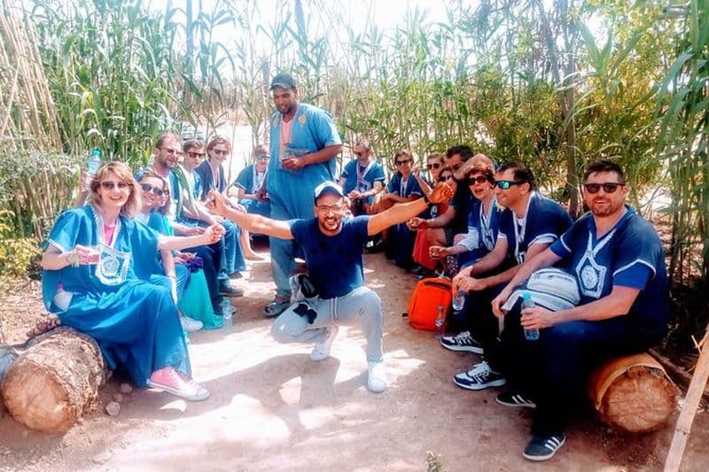 Balade en chameau en quad dans le désert d'Agafay avec dîner et spectacle de magie