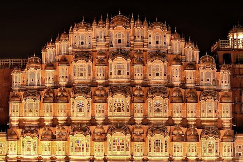 Visite d'une journée complète de la ville de Jaipur, visitez Hawa Mahal, le fort d'Amber et le palais de la ville
