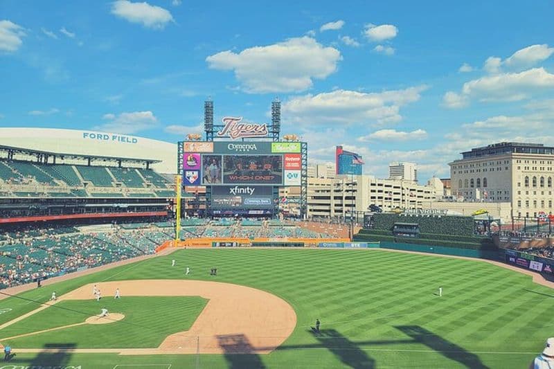 Billet pour le match de baseball des Detroit Tigers au Comerica Park
