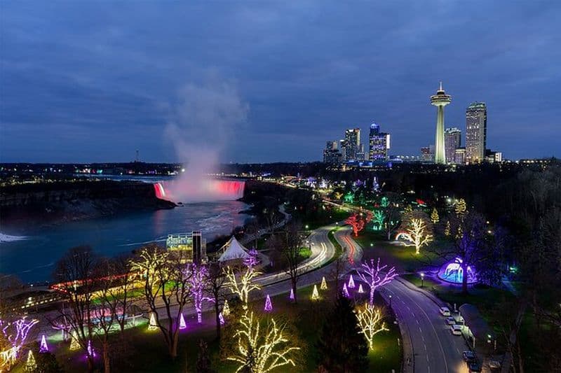 Billet Visite du Festival des lumières de Niagara Falls au départ de Toronto