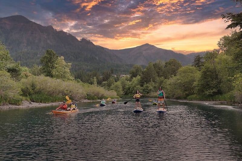 Visite en kayak des gorges du fleuve Columbia