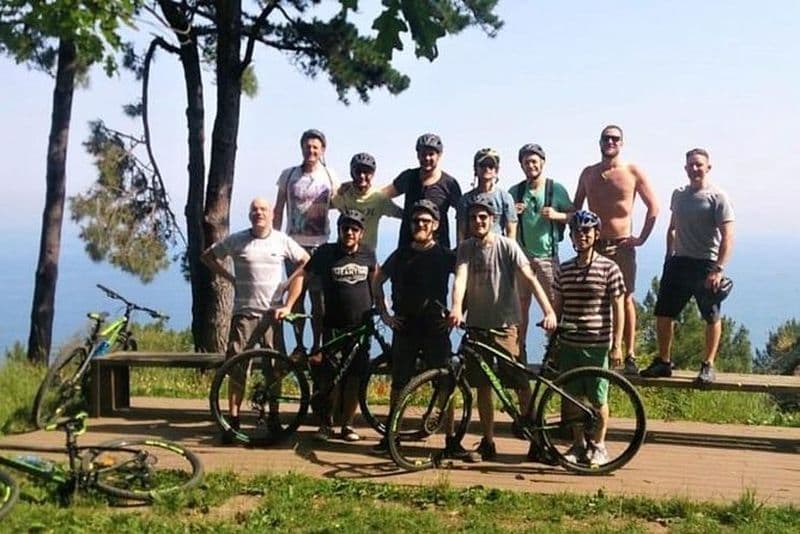 Route de VTT à travers le mont Ulía