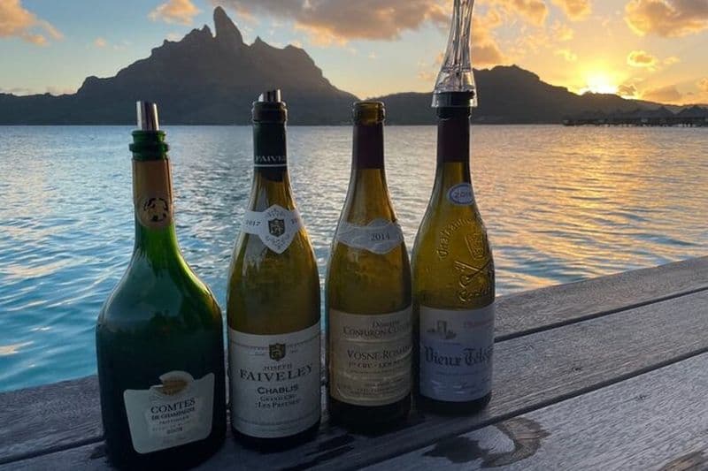 Privé - Initiation au vin - Dégustations de vins de Bora Bora