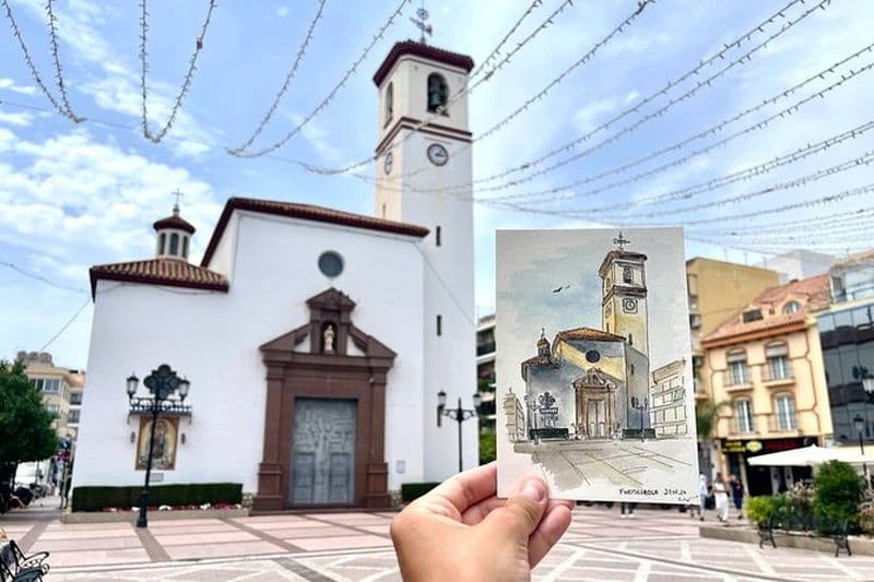 Visite et dessin à Fuengirola