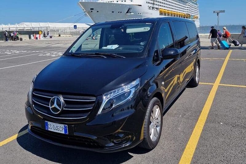 Transfert privé du port de croisière de Chioggia à Venise ou retour