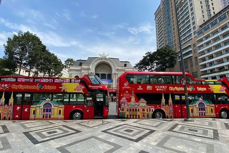 Visite de Saigon en bus hop-on hop-off