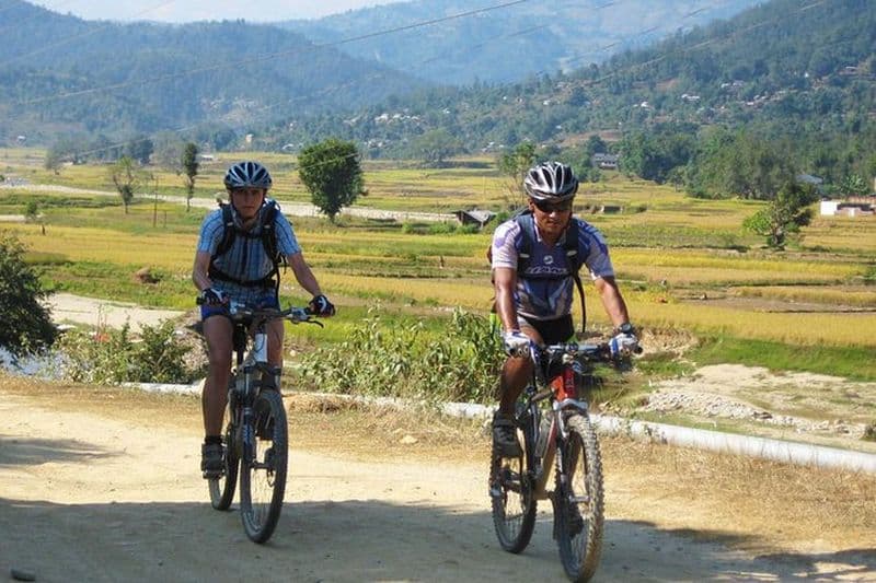 Katmandou : Excursion d'une journée en VTT extrême