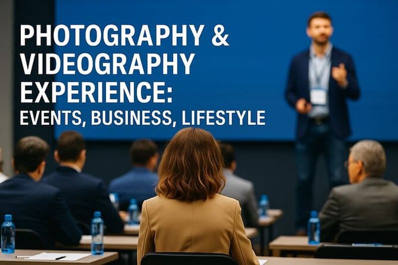 Photographie et vidéographie professionnelles pour entreprises et produits