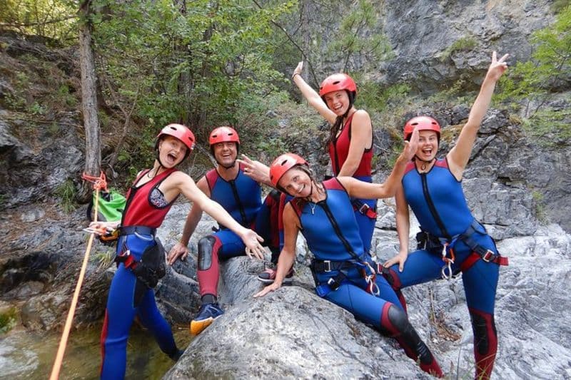 Aventure de canyoning au Mont Olympe