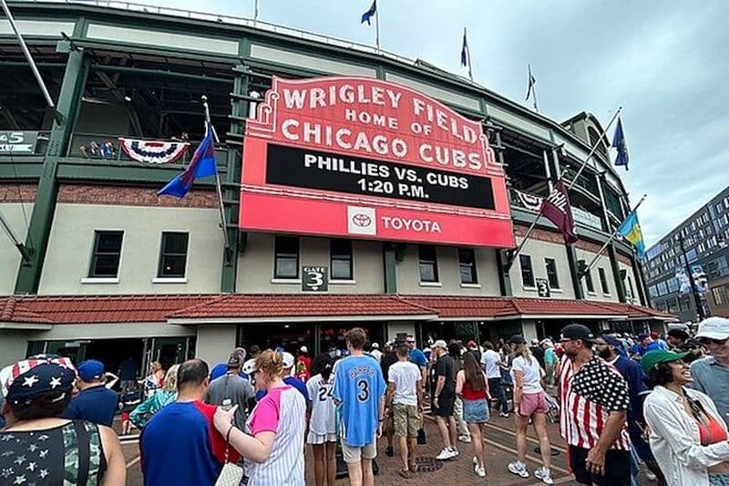 Match de baseball des Cubs de Chicago au Wrigley Field