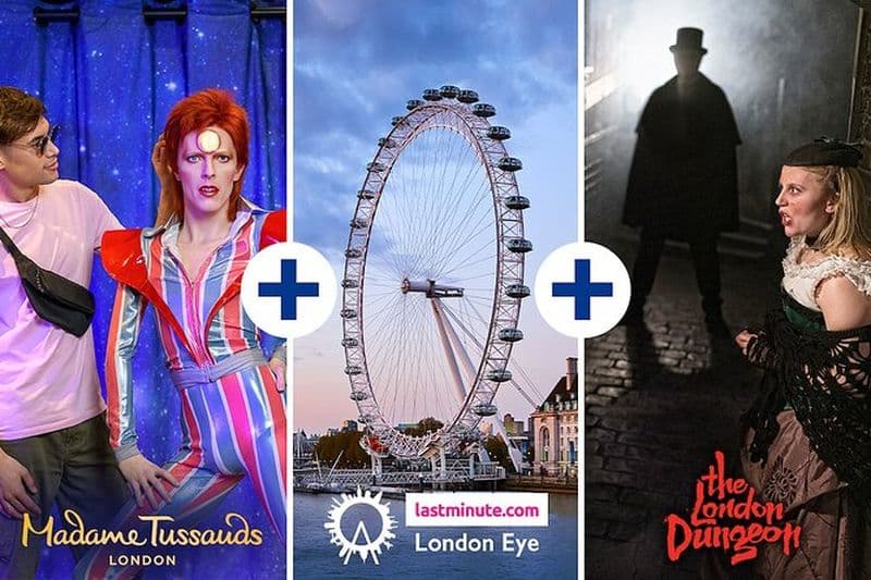 Billet Billet combiné : Madame Tussauds, London Eye et London Dungeon