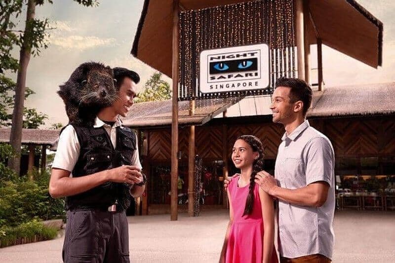 Safari de nuit avec dîner buffet avec prise en charge à l'hôtel