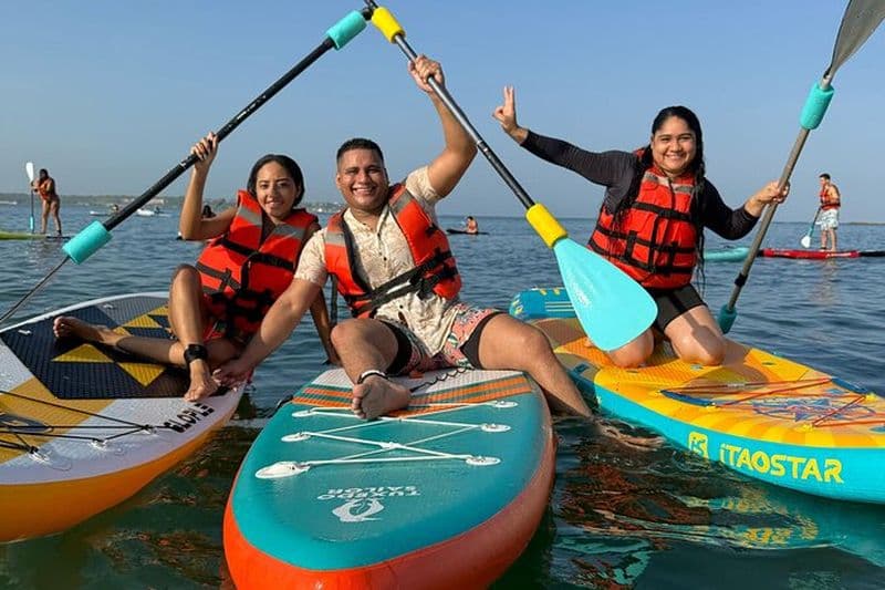 Excursion et cours privés de stand-up paddle dans la baie de Carthagène