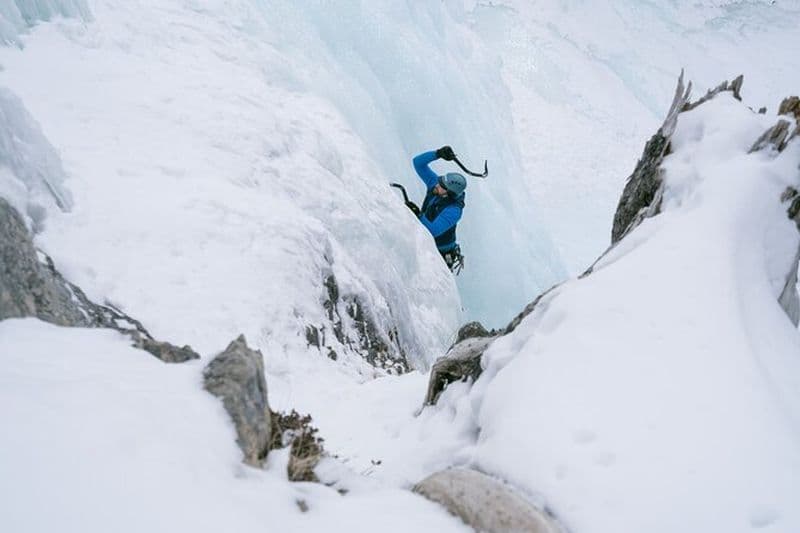 Expérience d'escalade sur glace à Jasper