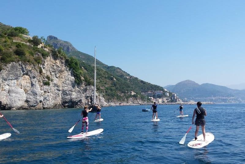 Visite guidée en Stand Up Paddle à travers la côte amalfitaine