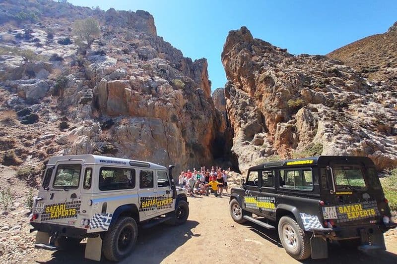 Plage et gorge de Trypiti Jeep Safari