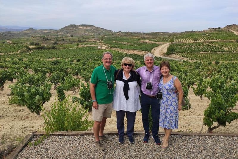 Visite des vins de la Rioja : visite de 2 établissements vinicoles avec dégustation de Saint-Sébastien