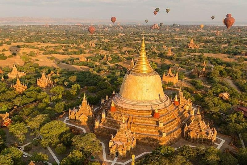 Visite privée de 9 jours au Myanmar en avion depuis Yangon