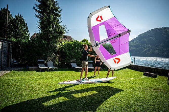 Cours d'initiation guidé de Wingfoil de 3 heures à Stansstad