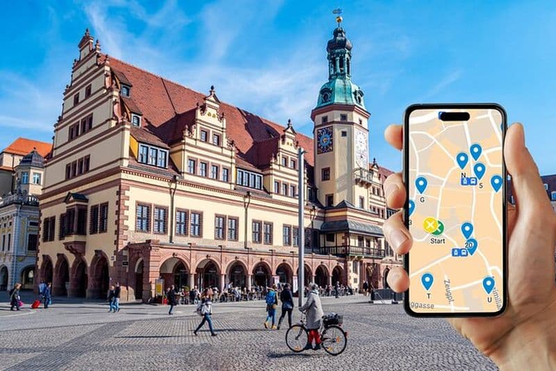 Chasse au trésor autoguidée et rallye urbain à Leipzig