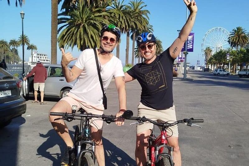 Balade à vélo le long de la côte de Viña del Mar