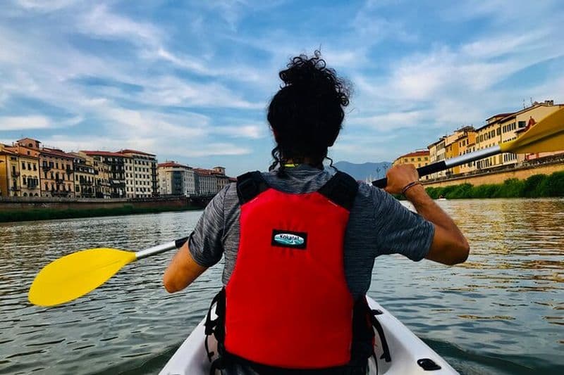 Billet Excursion en kayak sur le fleuve Arno, Pise (apéritif sur demande)