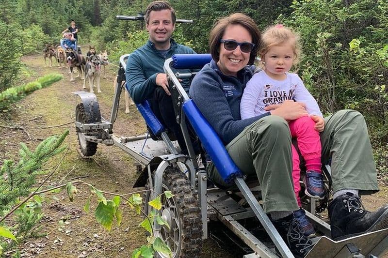 Aventure estivale en traîneau à chiens à Willow, Alaska