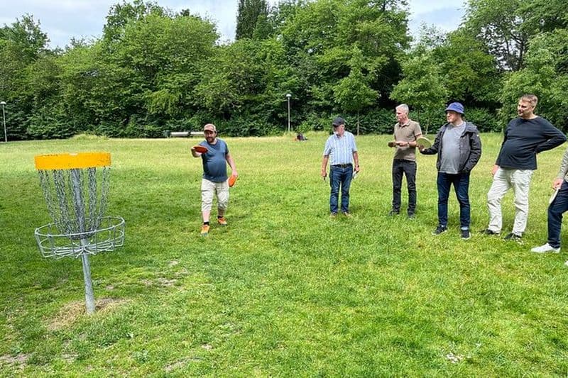 Disque guidé Ronde de golf avec instructions