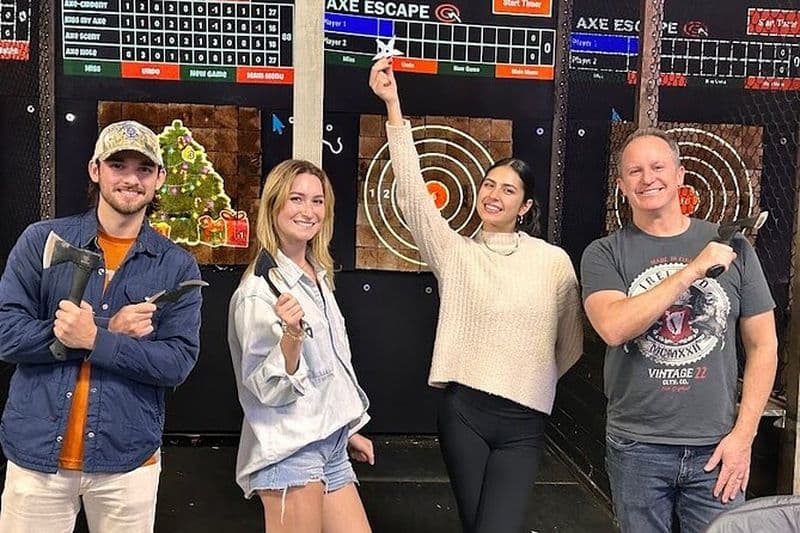 Expérience de lancer de hache à Austin Texas