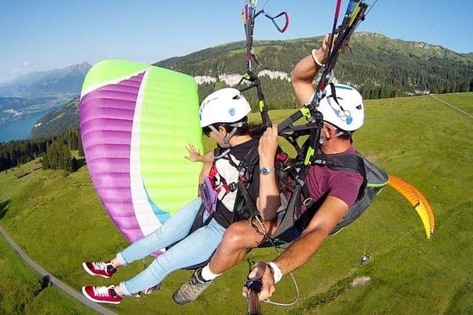 Vol biplace en parapente en Lombardie