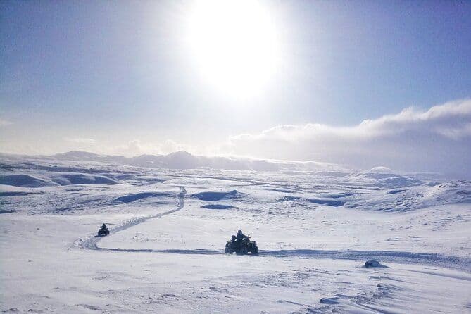 Visite en quad de 1 heure en VTT : prise en charge depuis Reykjavik (2 personnes par VTT)