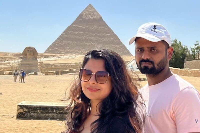 Excursion d'une demi-journée de photographie Pyramides de Gizeh avec déjeuner et promenade en chameau